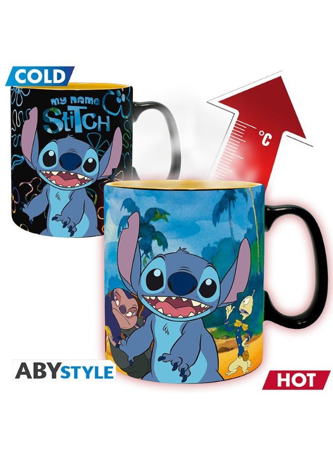 AbyStyle DISNEY - Mug Heat Change - 460 ml - Lilo & Stitch - Image 1